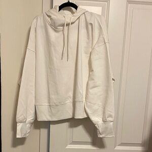 Old Navy White Hoodie Sweatshirt